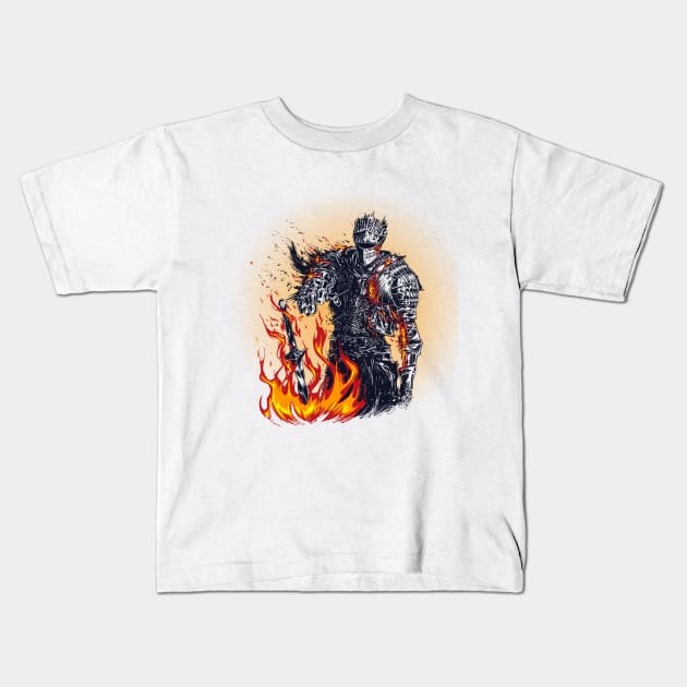 Bonfire Kids T-Shirt by Jeannette11